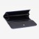 Women's wallet on the button, blue color