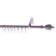 Telescopic cornice, 160-300 cm, tip "Ferge", color steel