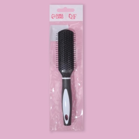 Massage comb, 3.8 × 23.2 cm, black/white color-3