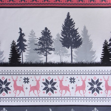 Sheet Ethel 150*220 cm Magical Forest, 100%cotton, calico, 125 g/m2-1