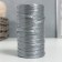 Yarn "for knitting mochecks" 100% polypropylene 300m/75 ± 10 g in the shape of a cylinder (silver)