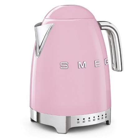 Electric kettle SMEG KLF04Pkeu, metal, 1.7 l, 2400 watts, adjustment t, pink-1