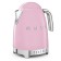 Electric kettle SMEG KLF04Pkeu, metal, 1.7 l, 2400 watts, adjustment t, pink