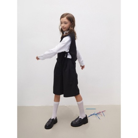 Knitted children's vests Amarobaby Bow, height 134 cm, black color-13
