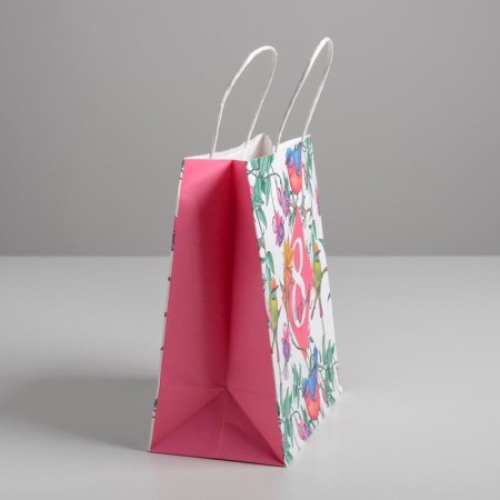 Package gift craft, packaging, "since March 8", 22 x 25 x 12 cm-1
