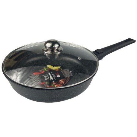 The pan-deep panIro chief industry, induction, removable handle Soft-Touch, with a lid, D = 24 cm
