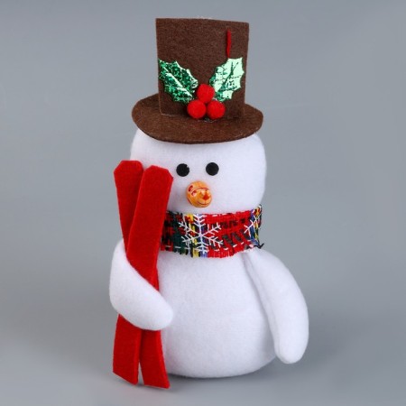 Soft toy "Snowman", 17 cm, species mix