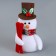 Soft toy "Snowman", 17 cm, species mix