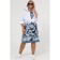 Women's dress, size 54, blue color