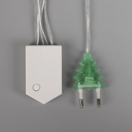 Garland "fringe-arka" 1 × 1 m, IP20, transparent thread, 126 LED, glow of multi, 8 modes, 220 V-5