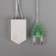 Garland "fringe-arka" 1 × 1 m, IP20, transparent thread, 126 LED, glow of multi, 8 modes, 220 V