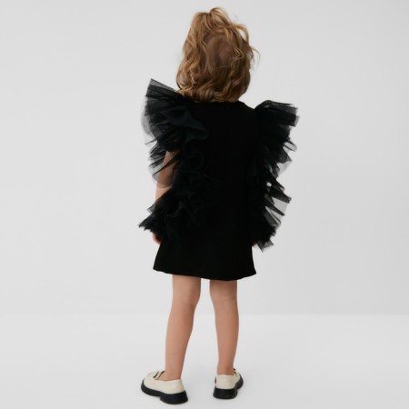 Платье для девочки MINAKU: PartyDress цвет чёрный, рост 104-23