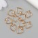 Suspension "Heart" gold 1x1.3 cm