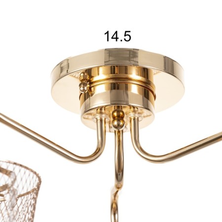 Laurah Laura 3x60W E27 Gold 54x54x29 cm.-7