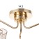 Laurah Laura 3x60W E27 Gold 54x54x29 cm.