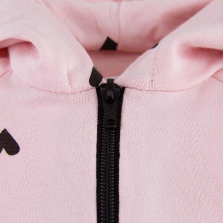 Kit: sweatshirt and pants crumb I am "hearts", pink, height 74-80 cm-4