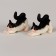 Miniature Puppet "Multi -colored cat", set 2 pcs., Size 1 pc. - 1.5 × 3.5 × 2.5 cm