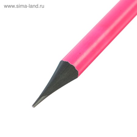 Pencil Chernographic Erich Krause "Joy", HB, Grifel D = 2.2 mm, Plastic, Round, in a tube, Neon Mix-8