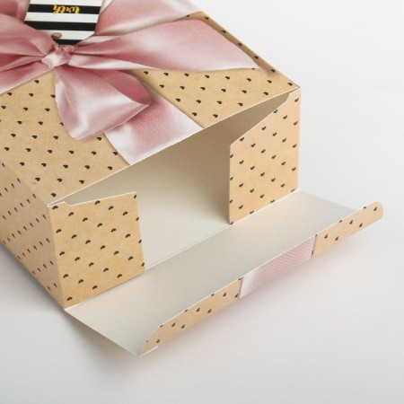 Gift folding box, packaging, with love, 16 x 23 x 7.5 cm-3