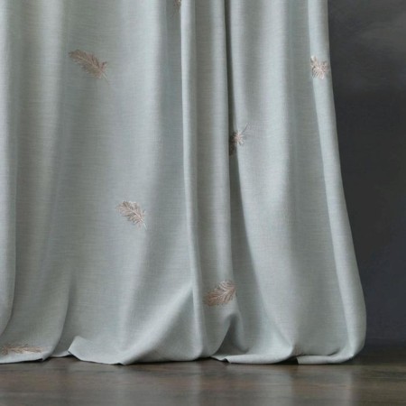 Set of curtains "Mika", size 145 x 270 cm - 2 pcs, blue-1