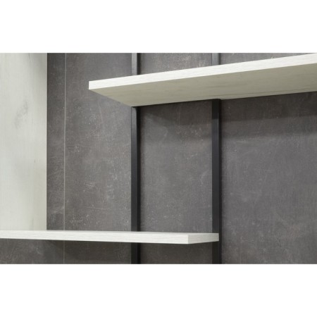 Wounding wall loft DQ Damels, 700*186*892, m/k black muar, oak white chipboard-2