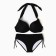 Separate female swimsuit, black color, size 60