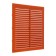 Ventilation grate "Cosmetic" L194BZH, 194 x 194 mm, with a grid, ineffective, beige