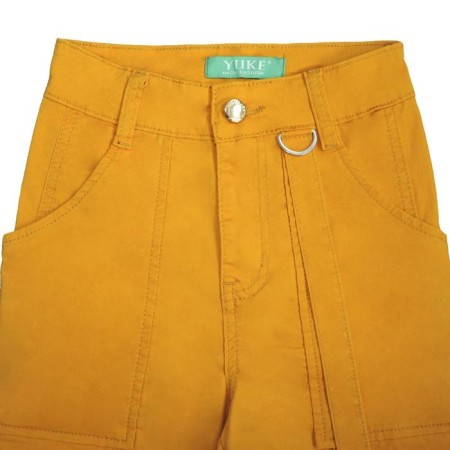 Pants for girls, height 152 cm, orange color-2