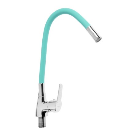 ACCOONA A4890K-5 kitchen mixer, single-leaf, flexible spout, 2 modes, green-1