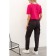 Women's pants, size 56, purple color 60569
