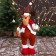 Soft toy "Deer - Puzanchik" stands, 10x49 cm, red -green