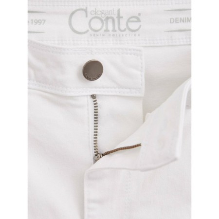 Jeans of trouser cut female Conte Elegant, size L, color White-7
