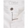 Jeans of trouser cut female Conte Elegant, size L, color White
