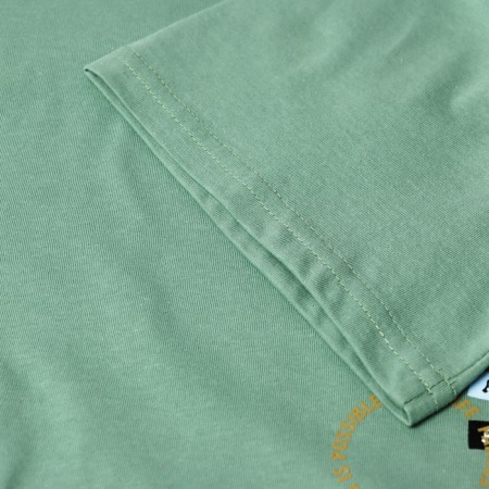 Male T -shirt "Mountains", Green color, size 56-2