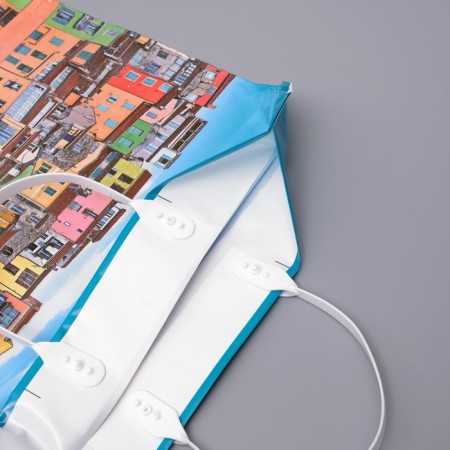 Brazilian package, plastic with a plastic pen, 37 x 34 cm, 80 μm-1