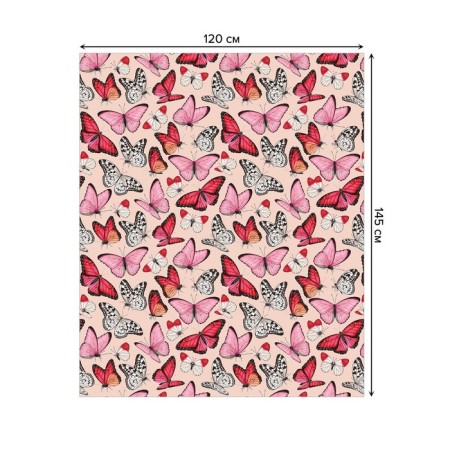 The tablecloth “Spring butterflies”, rectangular, oxford, size 120x145 cm-1