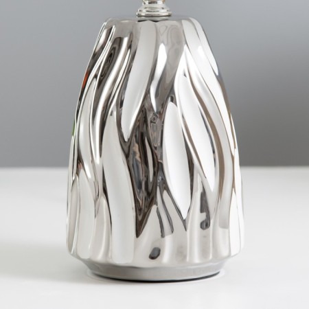 Riana desktop E14 40W silver white 20x20x33cm Risalux-3