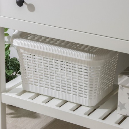 Storage basket with a lid, 20 l, 45 × 28 × 24 cm, color mix-7