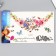 Tattoo on the body color "Flower necklace" 36.5x22 cm