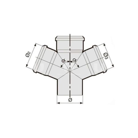 Crusader Snowpine Sinikon 506015.r, D = 110 x 110 x 110 mm, 87 °-1