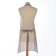 Apron Ethel "strip" Pink color, 62 x 76cm, 50% cotton 50% p/e
