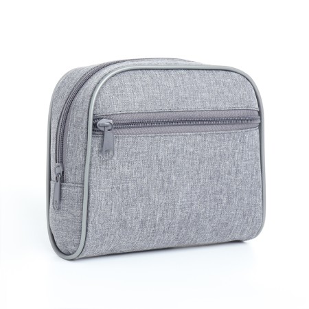 Lightning cosmetic bag, gray color