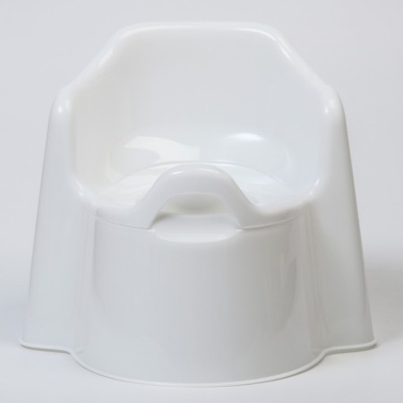 Children's Little King pot, removable bowl, white color-1