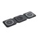 Wireless charger 3 in 1 A07, 15 W, support magsafe, folding, black