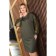 Women's dress, size 62, khaki color