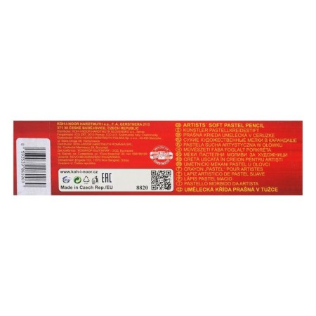 Pastel dry in a pencil Koh-I-Noor Gioconda 8820/2 Soft Pastel, black-2