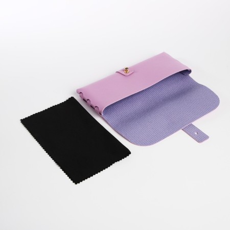 Case for glasses on the clue, lilac color-3