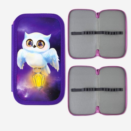 School Penal 2 sections of 190 x 105 Lam. Kari Po 090 "September 1: Owl"-1