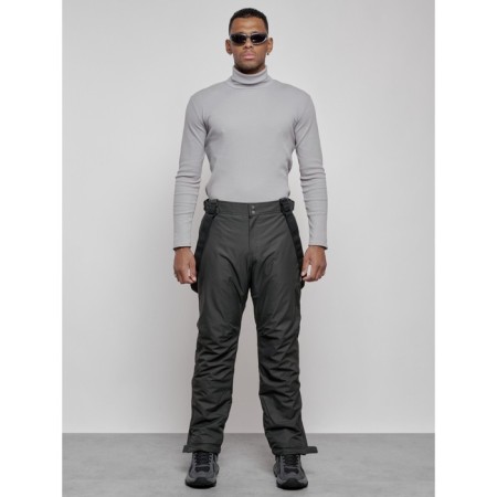 Semi -combinezone ski insulated male winter, size 48, khaki color-15