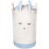 Bag-mech for toys "Rabbit", on a weight, 35x35x52 cm, sky blue